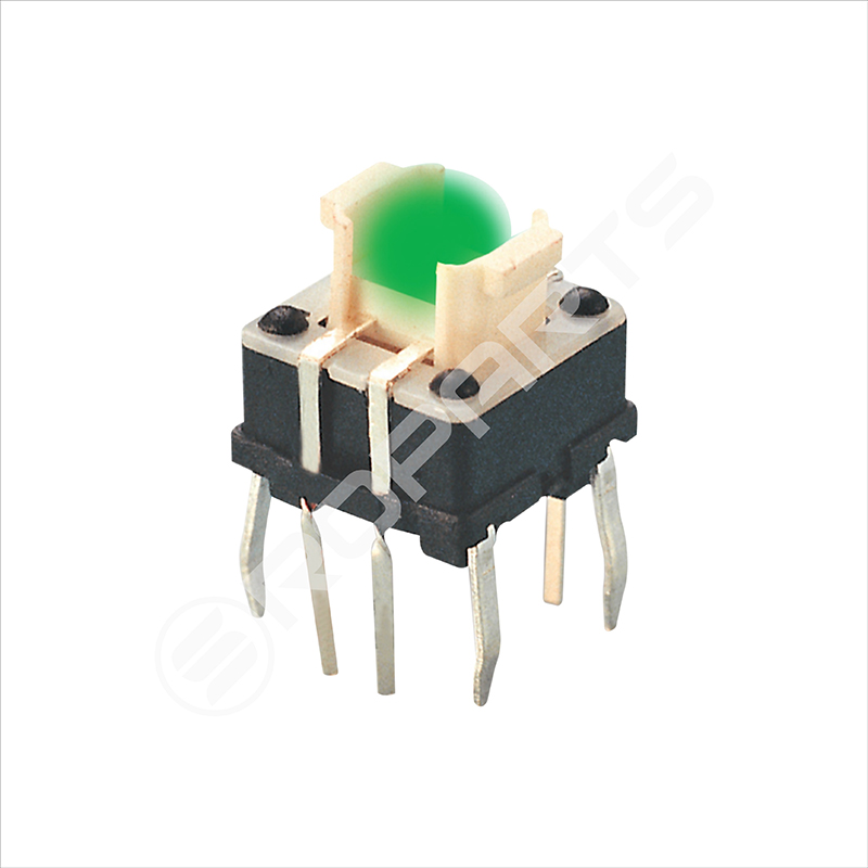 DIP帶燈輕觸開關(guān) TS01-004L(Switch LED)